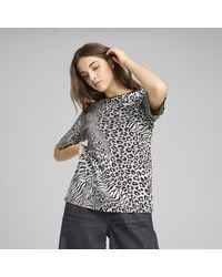 PUMA - Camiseta Holgada Essentials Graphic Animal Para Mujer - Lyst