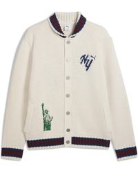 PUMA - Wardrobe Essentials Nyc Knit Jacket - Lyst