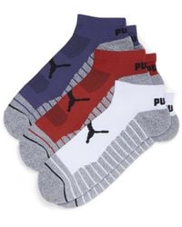 PUMA - Select Terry Low Socks (3 Pairs) - Lyst