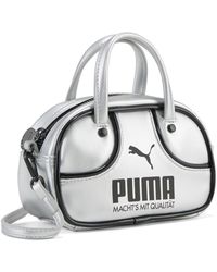 PUMA - Bolsa De Mano 1976 Metálico Micro 2,5 L, Accesoiros, Gris - Lyst