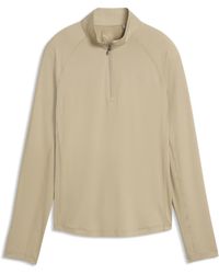 PUMA - You-V Solid Quarter-Zip Golf Top - Lyst