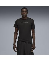 PUMA - T-Shirt Con Grafica Run Club Da Uomo, Abbigliamento, Nero - Lyst