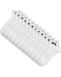 PUMA - 6 Pack 1/2 Terry Qtr Cre - Lyst