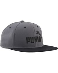 PUMA - Essentials No. 1 Logo Cap Mit Flachem Schirm, Accessoires - Lyst