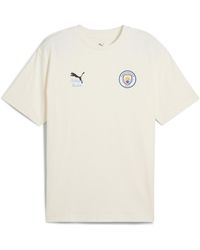 PUMA - Kidsuper X Manchester City Graphic T-Shirt Voor Zwart/Wit, Maat - Lyst