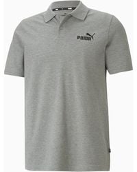 PUMA Essentials Pique Poloshirt - Grau