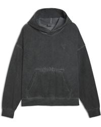 PUMA - Washed Out Graphic Boxy Hoodie, Maat - Lyst
