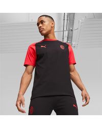PUMA - Ac Milan Football Casuals T-shirt - Lyst