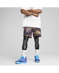 PUMA - Melo Alien Skins 2-In-1-Basketballhose Herren - Lyst