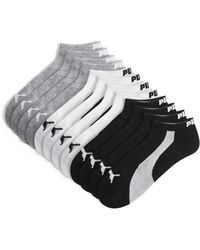 PUMA - Half-Terry Low Socks (6 Pairs) - Lyst