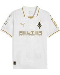PUMA - Maglia Borussia Mönchengladbach 125° Anniversario Da Uomo, Sport, Bianco/Matte Oro - Lyst