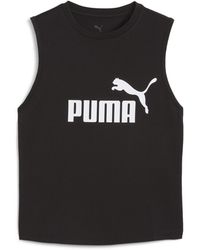 PUMA - Ess No. 1 Logo Slim Tank Top - Lyst