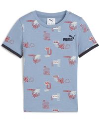 PUMA - Camiseta Little Runners Para Niños, Age, Cool Azul - Lyst