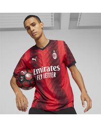 PUMA - Maillot Authentic Home 23/24 Ac Milan - Lyst