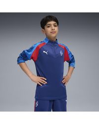 PUMA - Camiseta De Fútbol Con Cuello Con Cremallera Neymar Jr Playmaker Juvenil, Ropa, Azul - Lyst