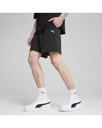 PUMA - Wardrobe Essentials Relaxed 7" Shorts - Lyst