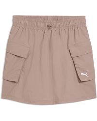 PUMA - Wardrobe Essentials Cargo Skirt - Lyst