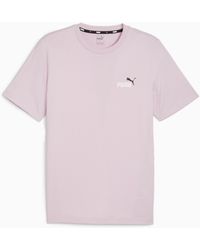 PUMA - Essentials+ zweifarbiges T-Shirt mit kleinem Logo - Lyst