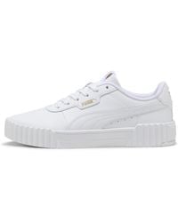PUMA - Sneakers Carina 3.0 Aqua Metallics Da Donna, Argento/Bianco/Altro - Lyst
