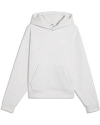 PUMA - Essentials Heavy Fleece Oversized Hoodie - Lyst