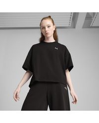 PUMA - Wardrobe Essentials Relaxed Heavy T-Shirt - Lyst