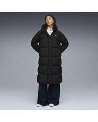 PUMA - Abrigo De Plumón Con Capucha Para Mujer, Ropa, Negro - Lyst