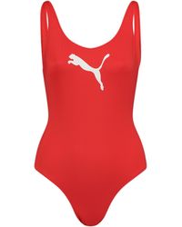PUMA - Swim 1 Piece Swimsuit - Lyst
