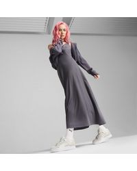 PUMA Fenty X By Rihanna High Neck Maxi Dress in Black Lyst
