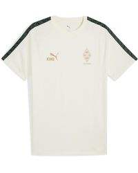 PUMA - T-Shirt Borussia Mönchengladbach King Da Uomo, Sport, Warm Bianco/Oro - Lyst