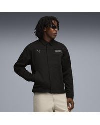 PUMA - Giacca Scuderia Ferrari Hp Lifestyle Da Uomo, Abbigliamento, Nero - Lyst