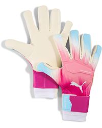 PUMA - Guantes De Portero Ultra Ultimate Re-Charge Hybrid Juveniles, Accesoiros, Sunset Rosa/Hero Azul/Blanco - Lyst