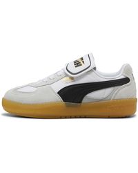 PUMA - Palermo Moda Tongue Sneakers Voor Zwart/Grijs, Maat 35,5 - Lyst