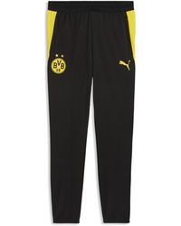 PUMA - Borussia Dortmund Slim Training Pants - Lyst