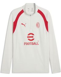 PUMA - Ac Milan Quarter-Zip Slim Training Top - Lyst