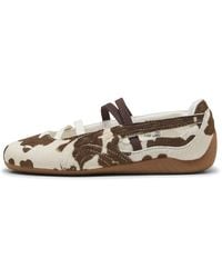 PUMA - Zapatillas Speedcat Ballet Cow Print Para Mujer, Calzado, Marrón - Lyst