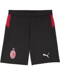 PUMA - Shorts Ac Milan 25/26 Da Uomo, Sport, Nero/Rosso - Lyst