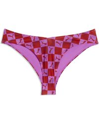 PUMA - Brazilian Bikinibroekje Voor Roze/Rood, Maat - Lyst