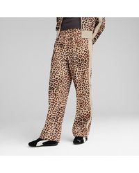 PUMA - T7 Leo Luxe All-Over Print Rechte Broek Voor - Lyst