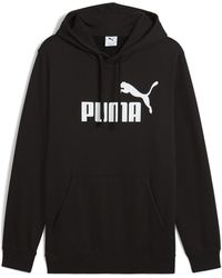 PUMA - Essentials Logo Fleece Hoodie - Lyst
