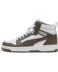 PUMA - Rebound V6 Mid Top Sneakers - Lyst