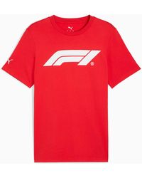 PUMA - F1 Essentials Logo T-Shirt Voor - Lyst