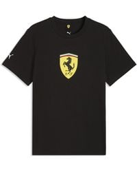 PUMA - Scuderia Ferrari Colored Shield T-Shirt - Lyst