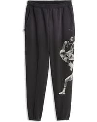PUMA - Memory Lane Fleece Basketball Sweatpants - Lyst