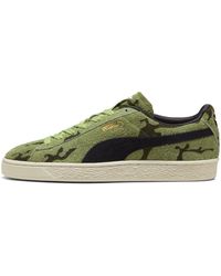 PUMA - Suede Flock Sneakers - Lyst