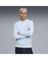 PUMA - Wardrobe Essentials Suede Crew - Lyst