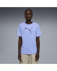 PUMA - T-Shirt Con Grafica Essentials Animal Dal Taglio Morbido Da Donna, Abbigliamento, Viola - Lyst
