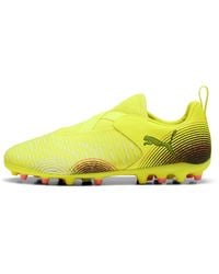 PUMA - Botas De Fútbol Sin Cordones Future 8 Match Mg Juveniles, Calzado, Amarillo Alert/Negro/Sun Struck - Lyst