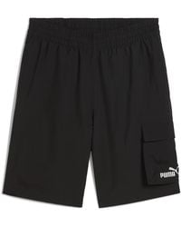 PUMA - Essentials No.1 Logo Woven Cargo 9" Shorts - Lyst