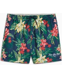 PUMA - X Palm Tree Crew Floral Range Golf Shorts Dark - Lyst