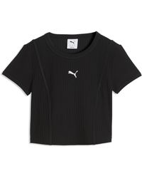 PUMA - Essentials Ribbed Baby T-Shirt - Lyst
